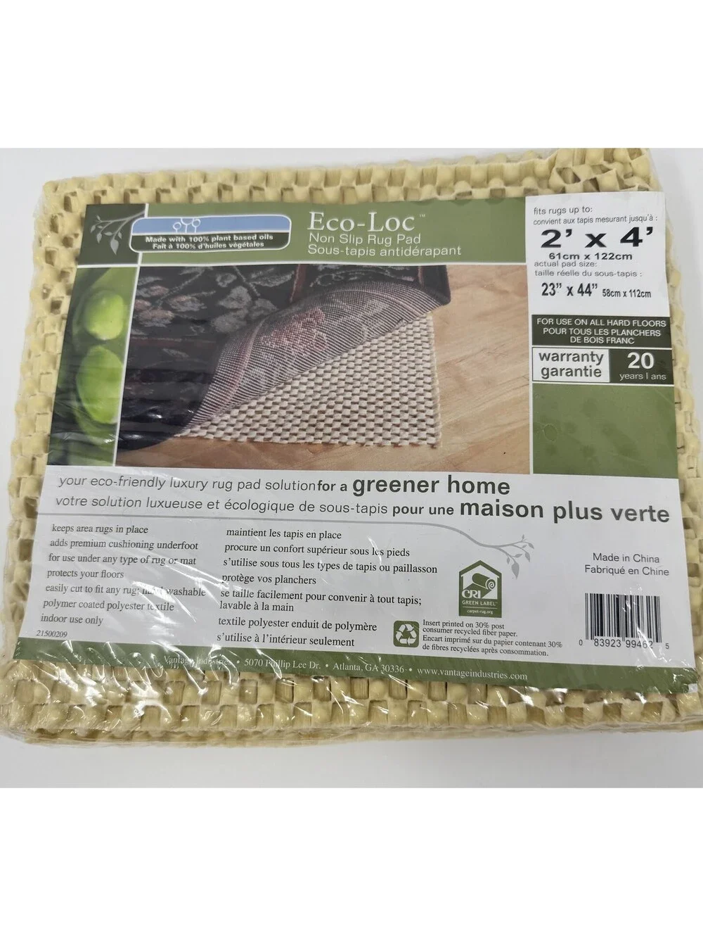 Eco-Loc Non Slip Rug Pad 23